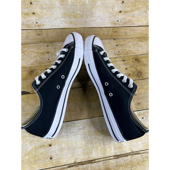 Converse Chuck Taylor All Star Low Top Black Canvas Men Shoes Size 10.5 No Box - Picture 6 of 8